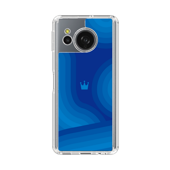 Slim Protection Case［ CASEPLAY Winding Pattern - Blue ］