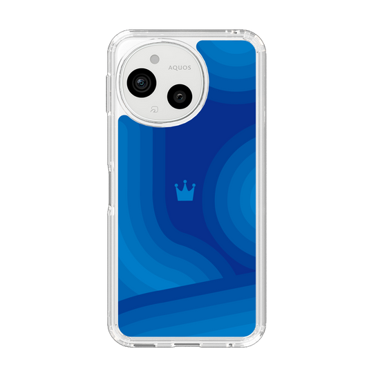 Slim Protection Case［ CASEPLAY Winding Pattern - Blue ］