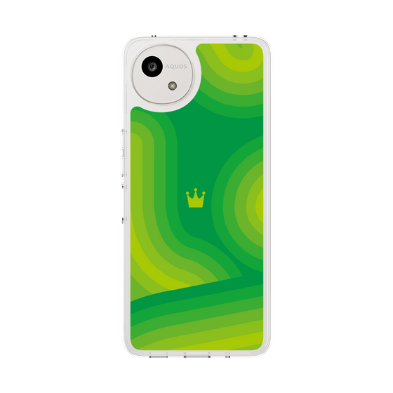 Slim Protection Case［ CASEPLAY Winding Pattern - Green ］