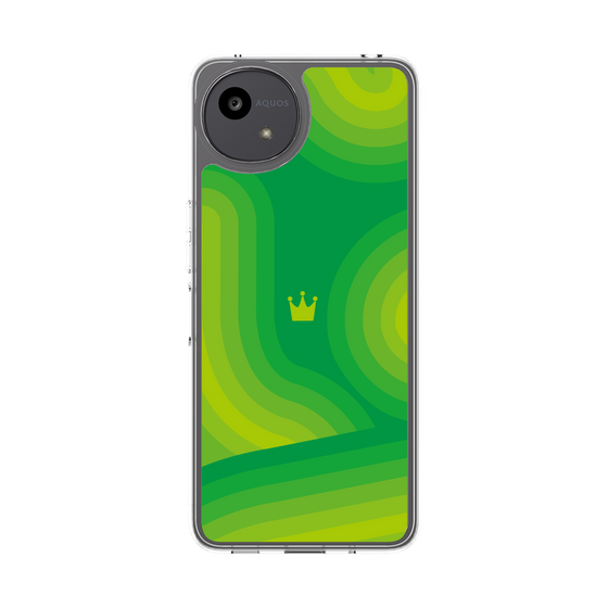 Slim Protection Case［ CASEPLAY Winding Pattern - Green ］