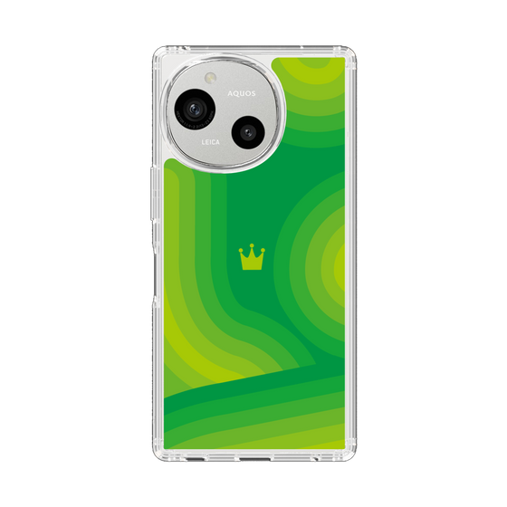 Slim Protection Case［ CASEPLAY Winding Pattern - Green ］