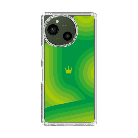 Slim Protection Case［ CASEPLAY Winding Pattern - Green ］