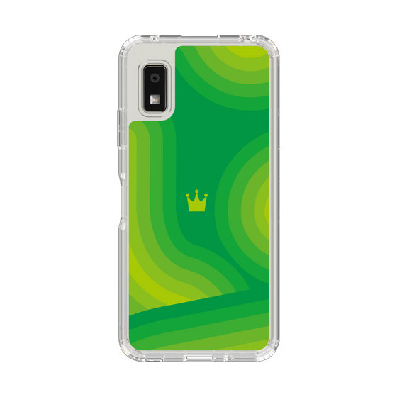 Slim Protection Case［ CASEPLAY Winding Pattern - Green ］