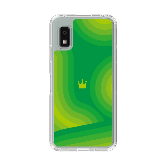 Slim Protection Case［ CASEPLAY Winding Pattern - Green ］