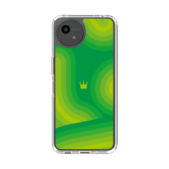 Slim Protection Case［ CASEPLAY Winding Pattern - Green ］