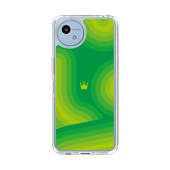 Slim Protection Case［ CASEPLAY Winding Pattern - Green ］