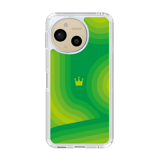 Slim Protection Case［ CASEPLAY Winding Pattern - Green ］