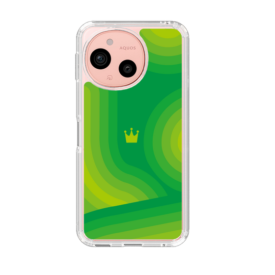 Slim Protection Case［ CASEPLAY Winding Pattern - Green ］