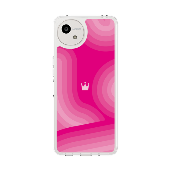 Slim Protection Case［ CASEPLAY Winding Pattern - Pink ］
