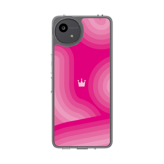 Slim Protection Case［ CASEPLAY Winding Pattern - Pink ］