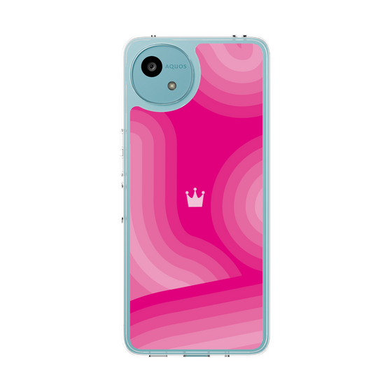 Slim Protection Case［ CASEPLAY Winding Pattern - Pink ］