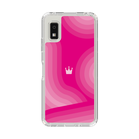 Slim Protection Case［ CASEPLAY Winding Pattern - Pink ］