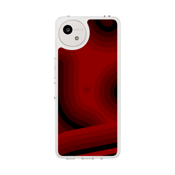 Slim Protection Case［ CASEPLAY Winding Pattern - Red ］
