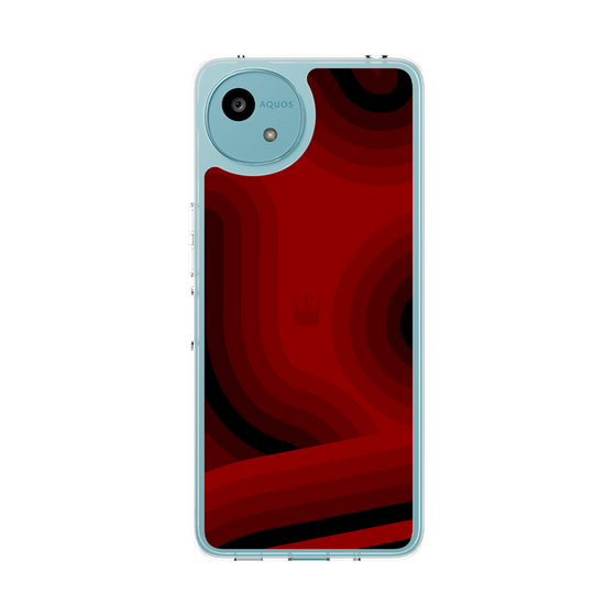 Slim Protection Case［ CASEPLAY Winding Pattern - Red ］