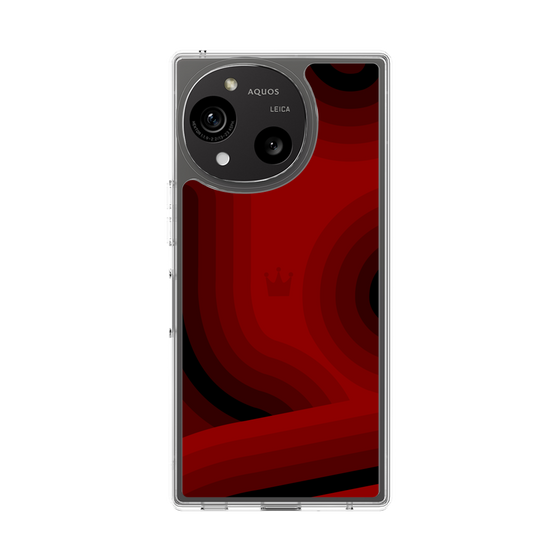 Slim Protection Case［ CASEPLAY Winding Pattern - Red ］