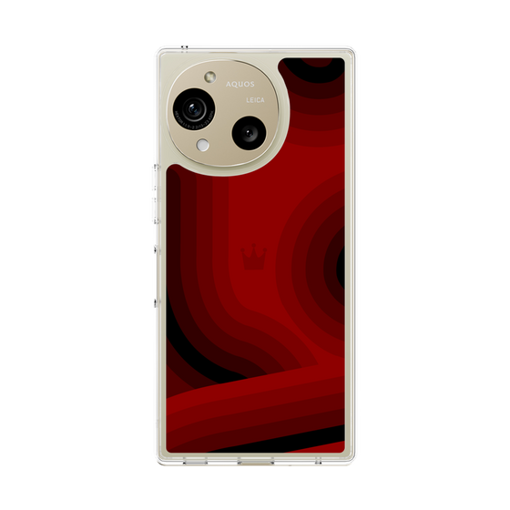 Slim Protection Case［ CASEPLAY Winding Pattern - Red ］