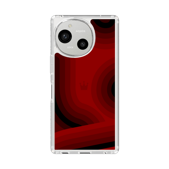 Slim Protection Case［ CASEPLAY Winding Pattern - Red ］