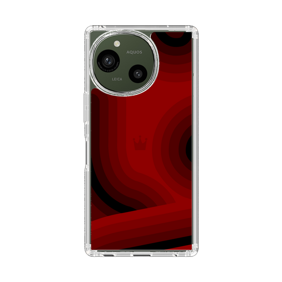 Slim Protection Case［ CASEPLAY Winding Pattern - Red ］