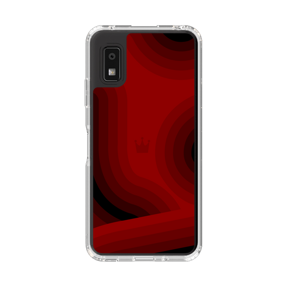 Slim Protection Case［ CASEPLAY Winding Pattern - Red ］