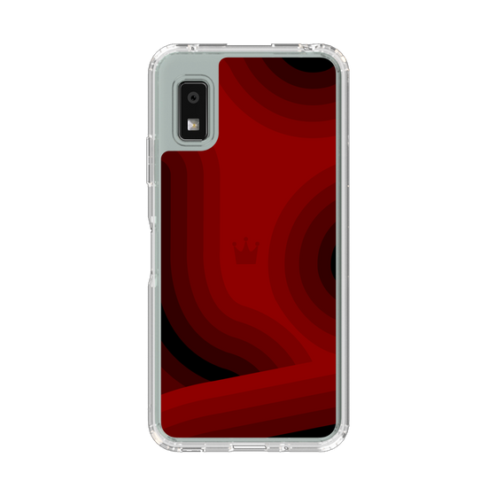 Slim Protection Case［ CASEPLAY Winding Pattern - Red ］
