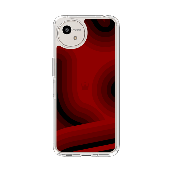 Slim Protection Case［ CASEPLAY Winding Pattern - Red ］