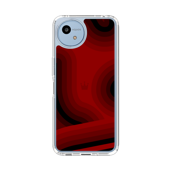 Slim Protection Case［ CASEPLAY Winding Pattern - Red ］