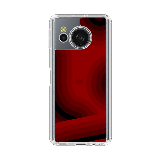 Slim Protection Case［ CASEPLAY Winding Pattern - Red ］