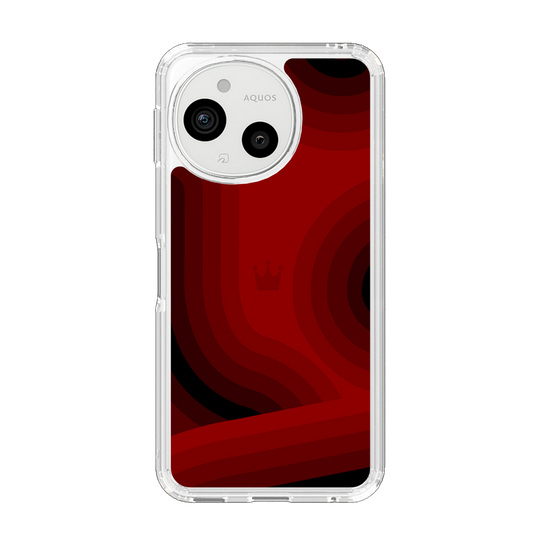 Slim Protection Case［ CASEPLAY Winding Pattern - Red ］