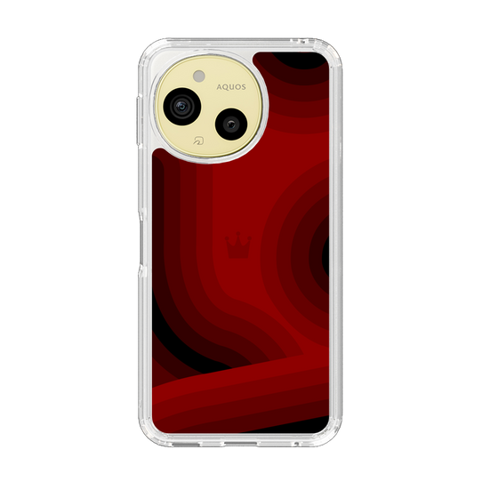 Slim Protection Case［ CASEPLAY Winding Pattern - Red ］