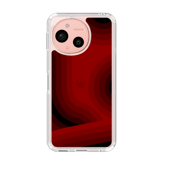 Slim Protection Case［ CASEPLAY Winding Pattern - Red ］