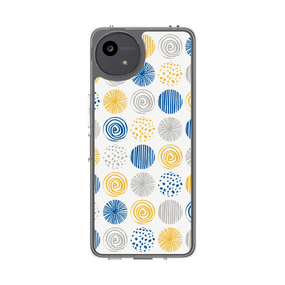 Slim Protection Case［ Nordic Circle - Blue ］