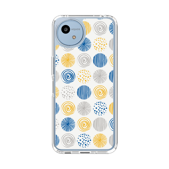 Slim Protection Case［ Nordic Circle - Blue ］