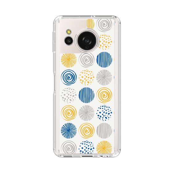 Slim Protection Case［ Nordic Circle - Blue ］