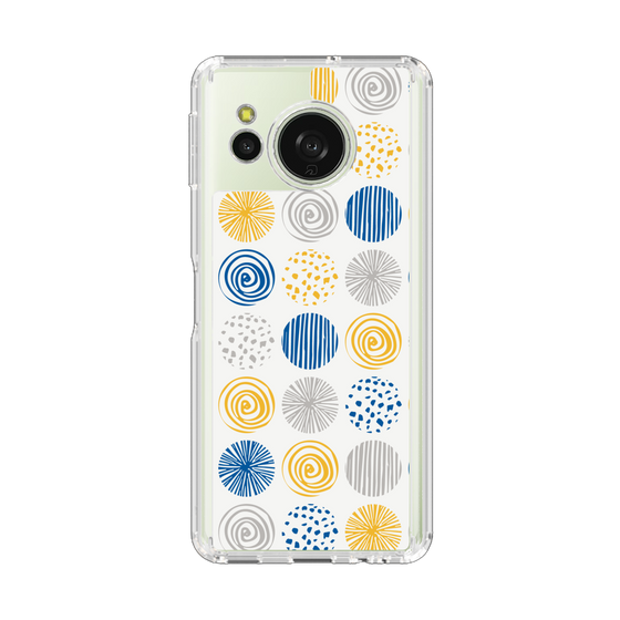 Slim Protection Case［ Nordic Circle - Blue ］