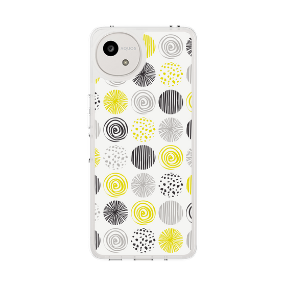 Slim Protection Case［ Nordic Circle - Yellow ］