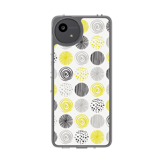 Slim Protection Case［ Nordic Circle - Yellow ］