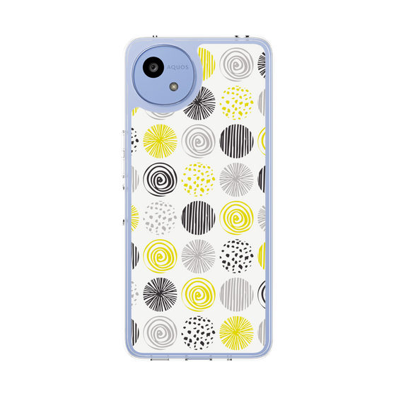 Slim Protection Case［ Nordic Circle - Yellow ］