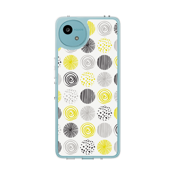 Slim Protection Case［ Nordic Circle - Yellow ］