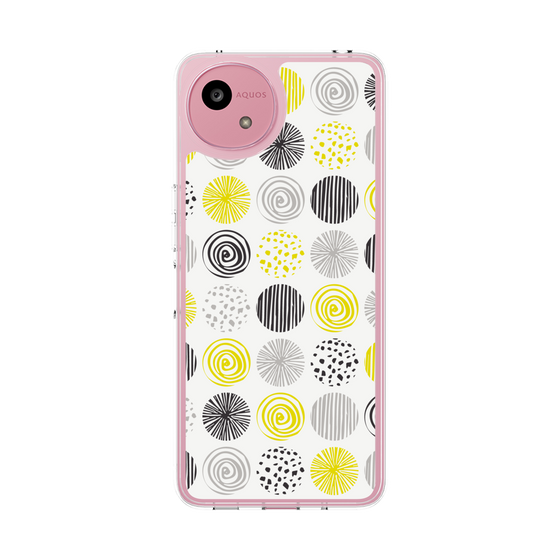 Slim Protection Case［ Nordic Circle - Yellow ］