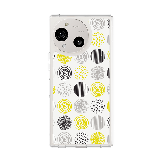 Slim Protection Case［ Nordic Circle - Yellow ］