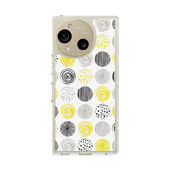 Slim Protection Case［ Nordic Circle - Yellow ］