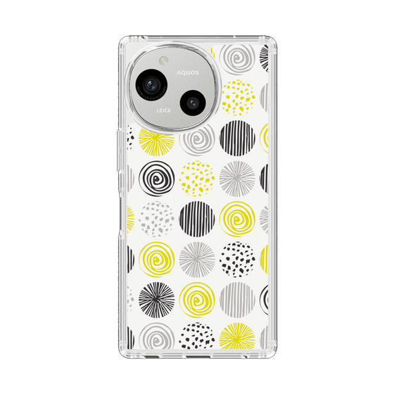 Slim Protection Case［ Nordic Circle - Yellow ］