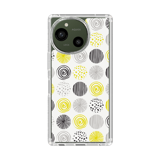 Slim Protection Case［ Nordic Circle - Yellow ］