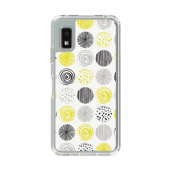 Slim Protection Case［ Nordic Circle - Yellow ］