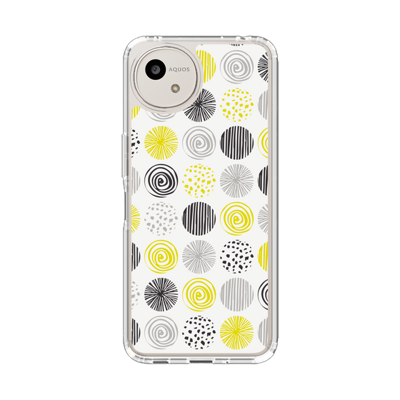 Slim Protection Case［ Nordic Circle - Yellow ］