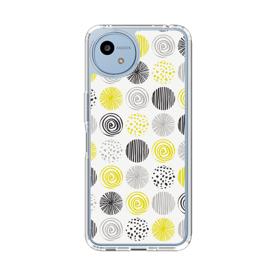 Slim Protection Case［ Nordic Circle - Yellow ］