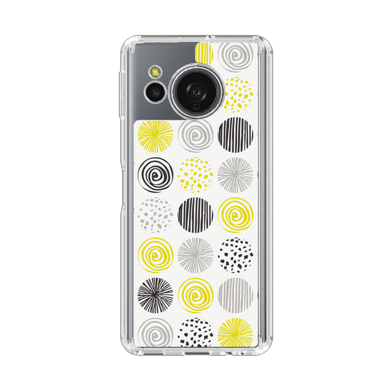 Slim Protection Case［ Nordic Circle - Yellow ］