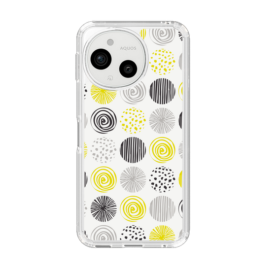 Slim Protection Case［ Nordic Circle - Yellow ］