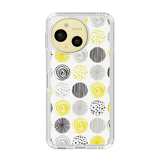 Slim Protection Case［ Nordic Circle - Yellow ］
