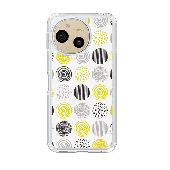Slim Protection Case［ Nordic Circle - Yellow ］